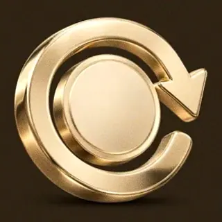 Gold circular arrow — Kingmaker Casino